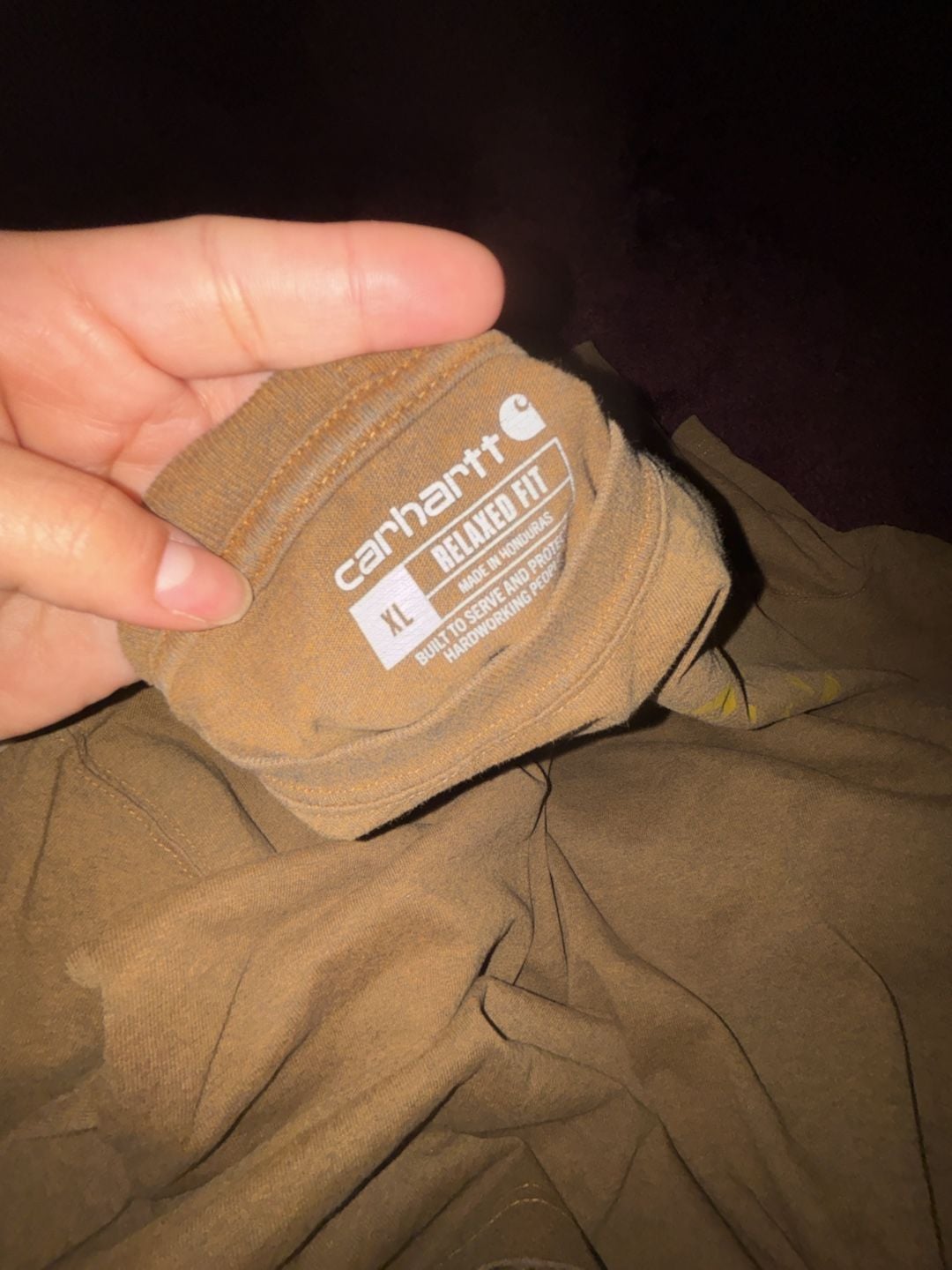 Carhartt Men's Relaxed Fit Texas Rugged Quality Graphic T-Shirt Brown XL 3