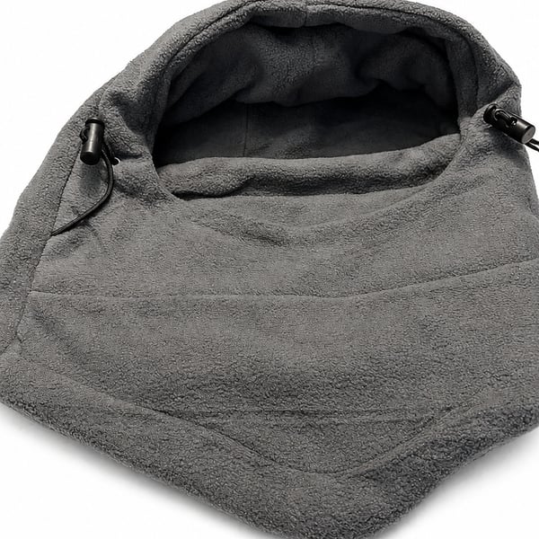 NEW Siruis Survival GRAY Fleece Balaclava Hood Neck Gaiter