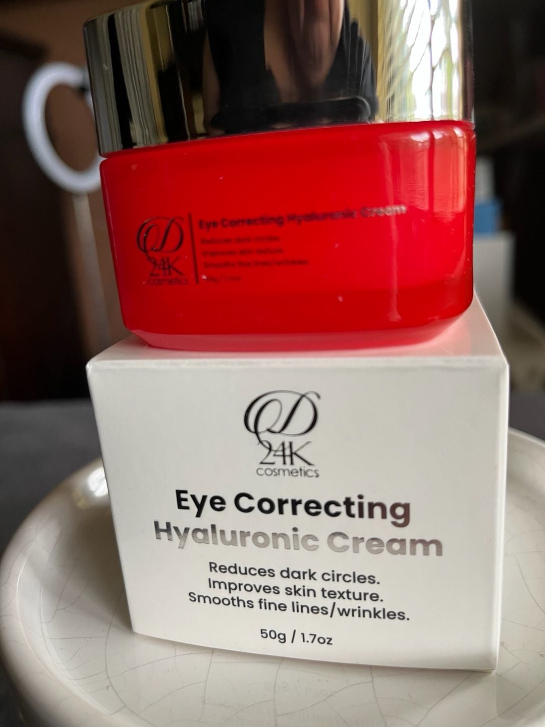 D24K Cosmetics Eye Correcting Hyaluronic Cream 50g 2