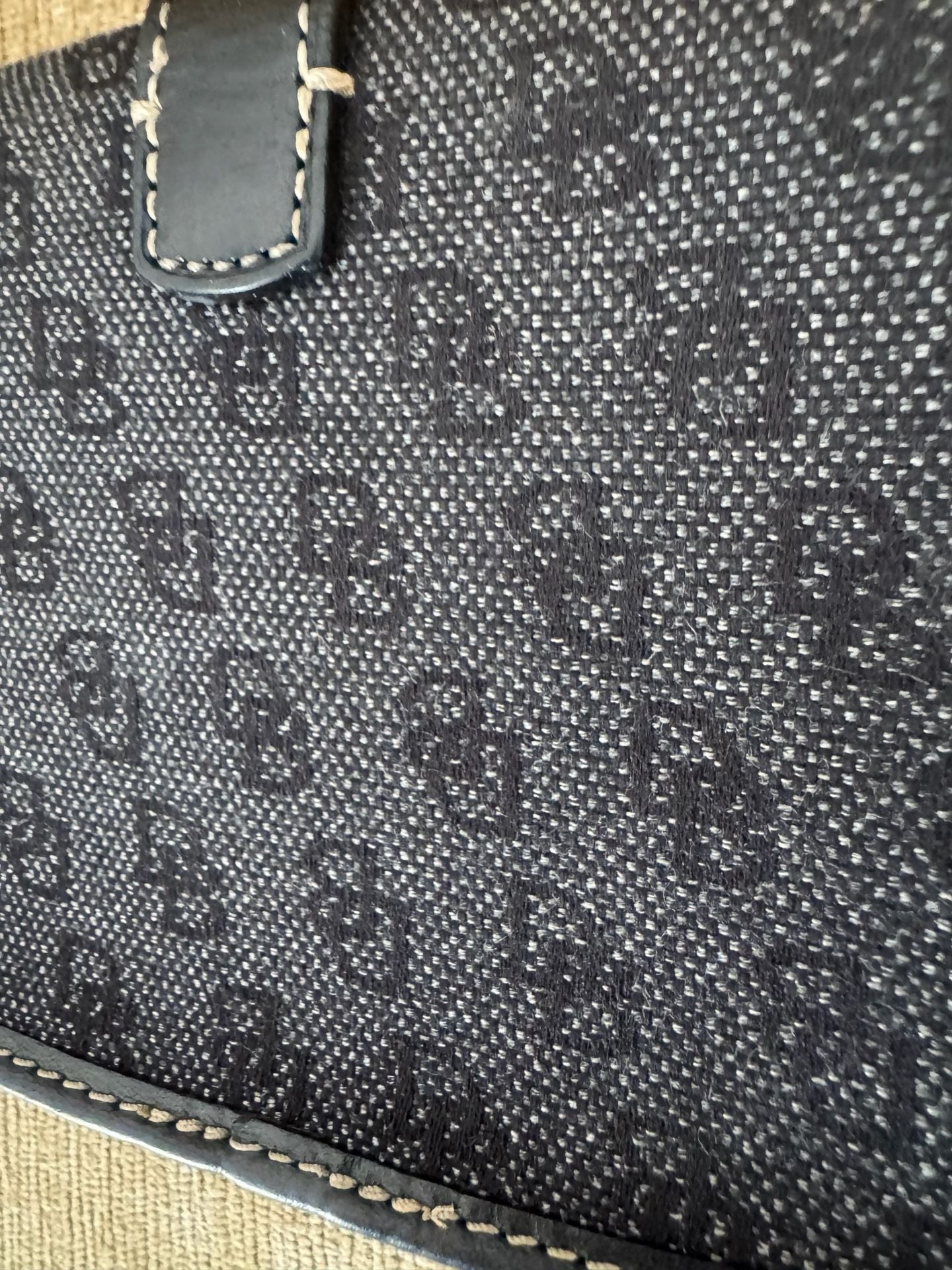Dooney & Bourke Signature Jacquard Canvas and Leather Push Lock Wristlet 12