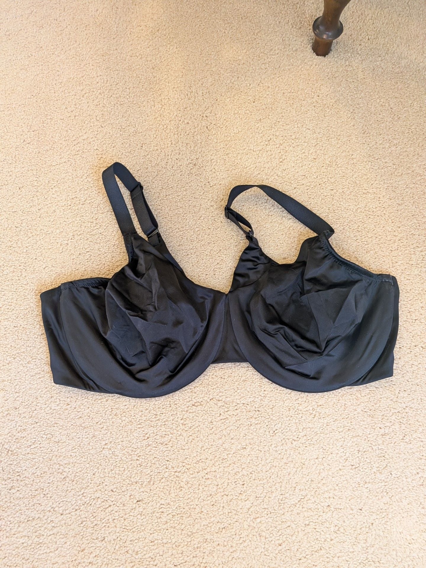 Wacoal Full Coverage Underwire Bra 855397 Black Size 42DD 1