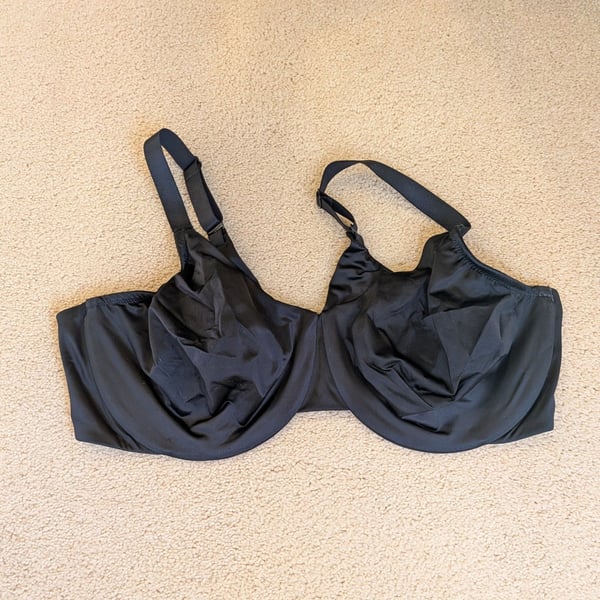 Wacoal Full Coverage Underwire Bra 855397 Black Size 42DD