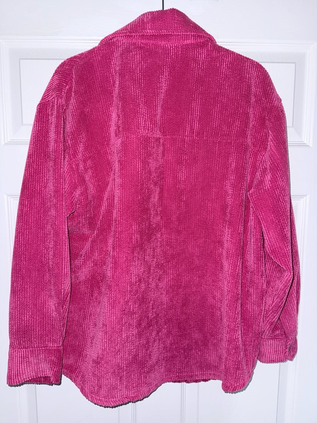 Wild Fable Hot Pink Corduroy Button-Front Shacket 4