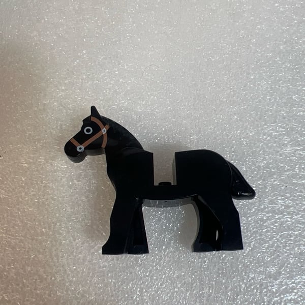 Lego Black White or Brown Castle Knight Horses Animals You Pick