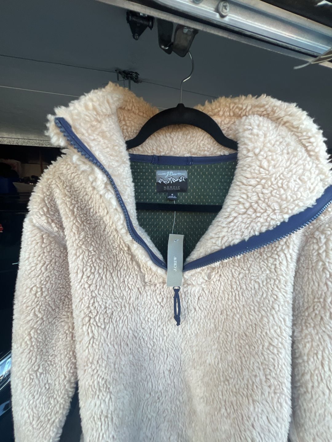 J.Crew Nordic Sherpa Fleece Half-Zip Pullover 2