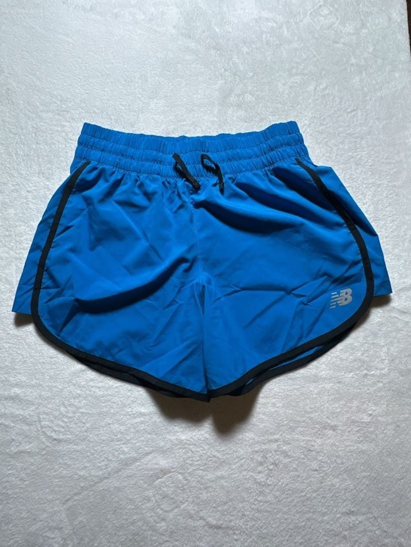 New Balance Women's Performance NB Dry Athletic Running Shorts in Blue small 2