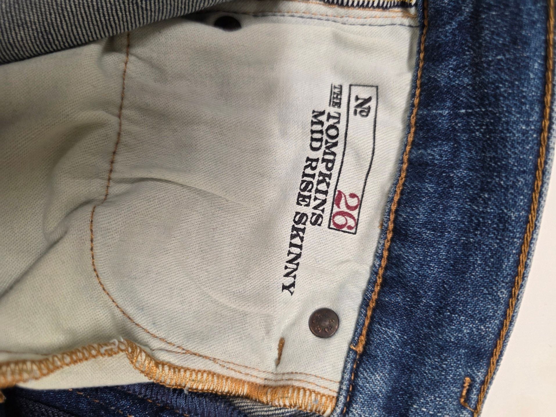 Polo Ralph Lauren Mid-Wash Denim Skinny Jeans with Raw Hem 12