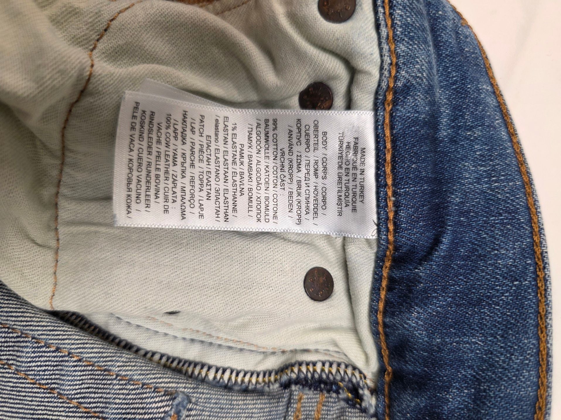 Polo Ralph Lauren Mid-Wash Denim Skinny Jeans with Raw Hem 13