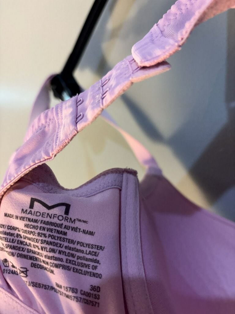Maidenform Women's Pink Underwire T-Shirt Bra, Size 36D 2