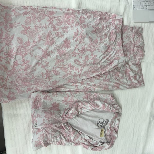 Bronx & Co Jammies Women's Floral Print Bamboo Pajama Set