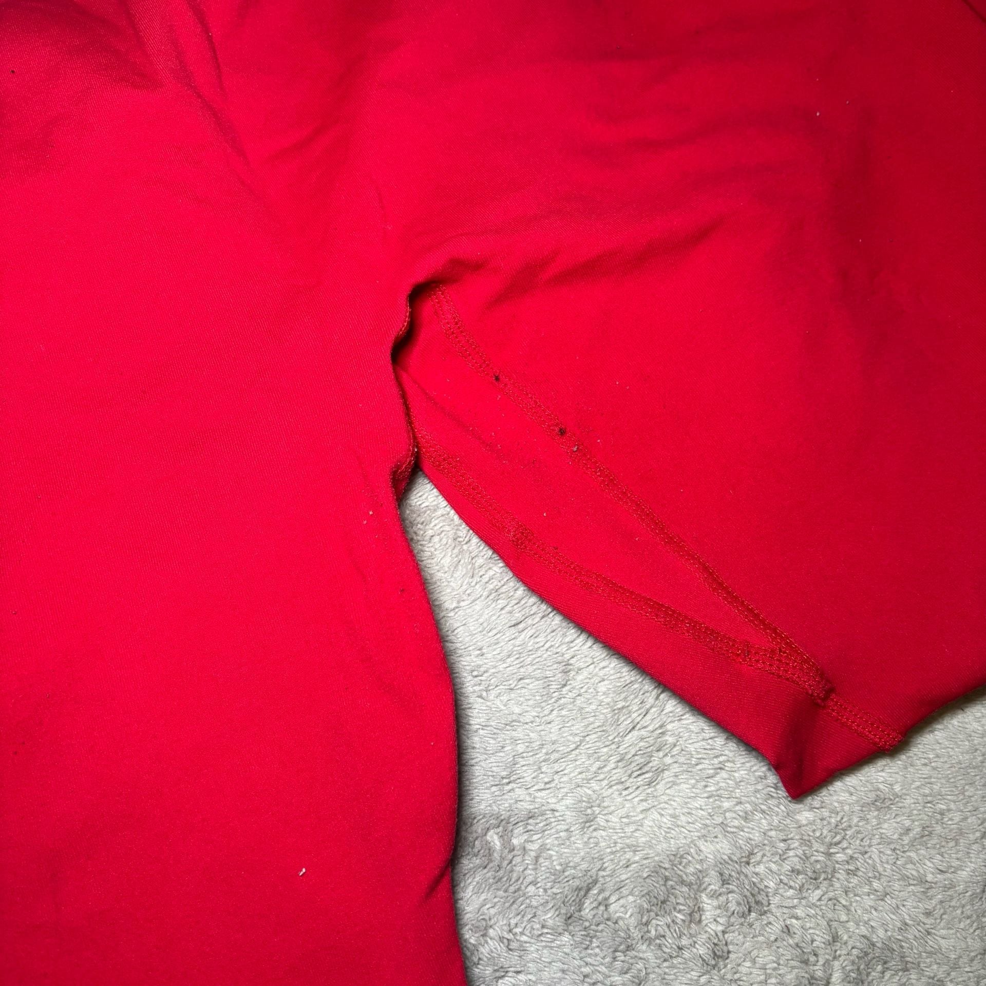 Aurola Seamless High-Waisted Gym Leggings in Red 3