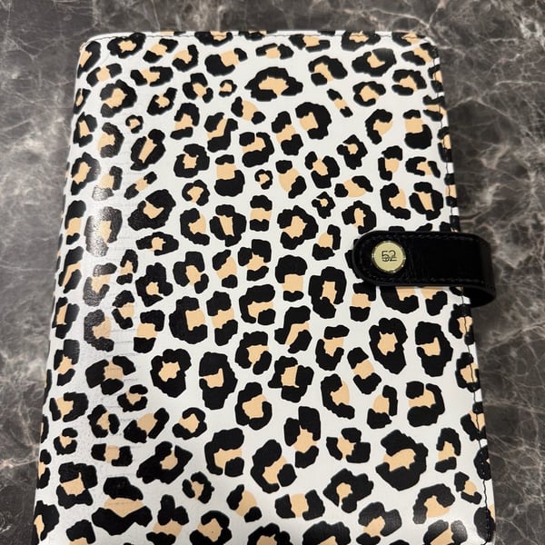 52 Agenda Leopard Print Ring-Bound Personal Planner