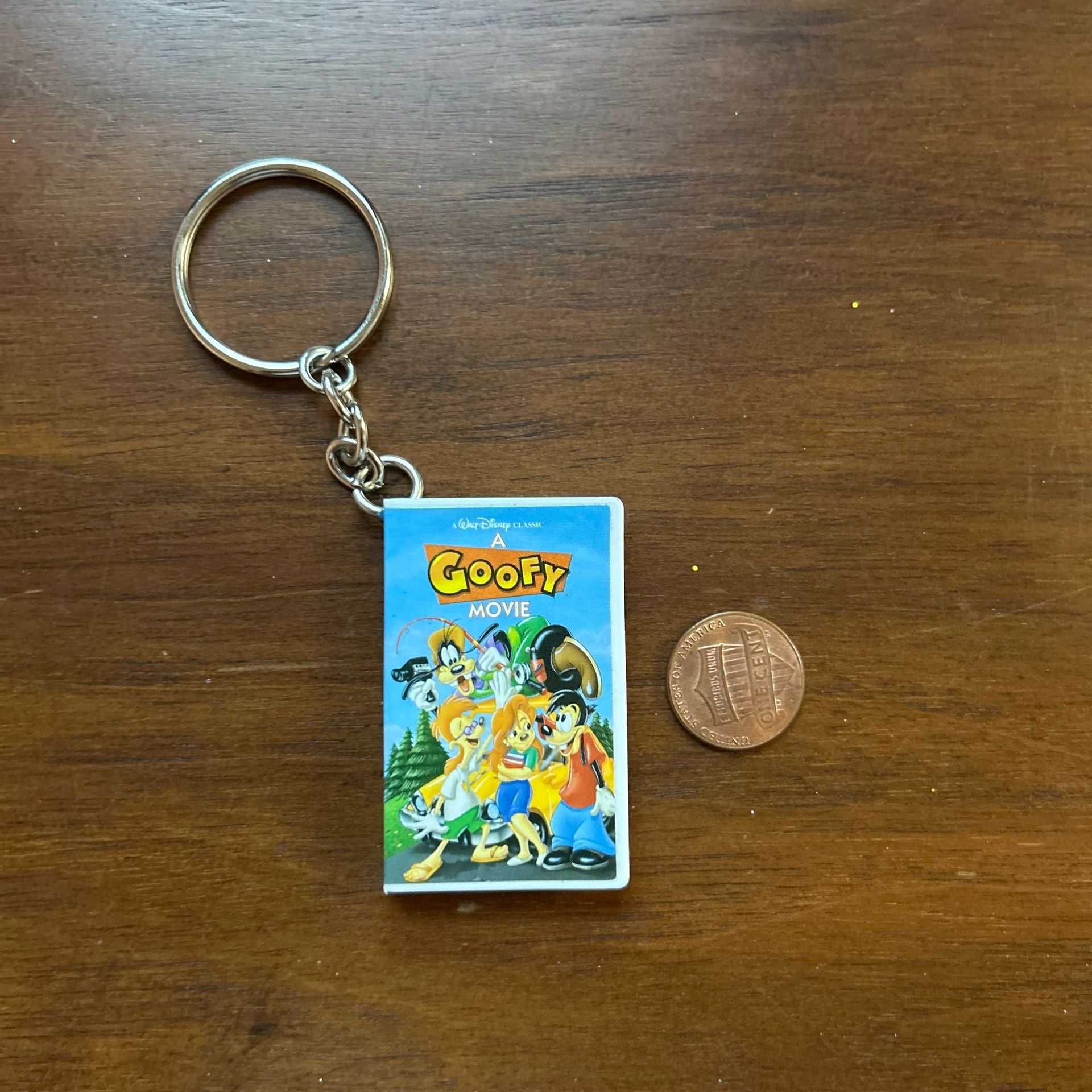 Disney A Goofy Movie Miniature VHS Tape Keychain 2