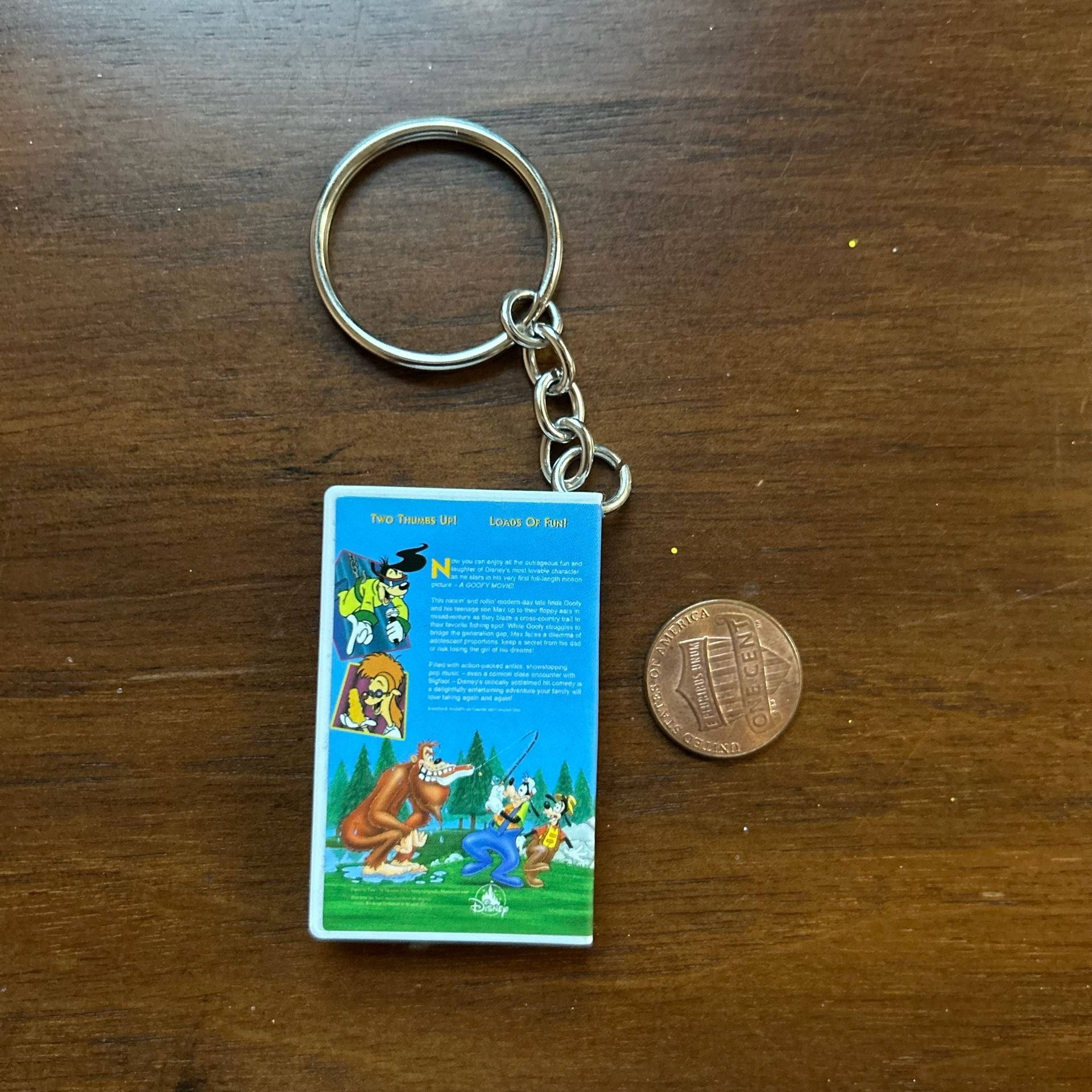Disney A Goofy Movie Miniature VHS Tape Keychain 3