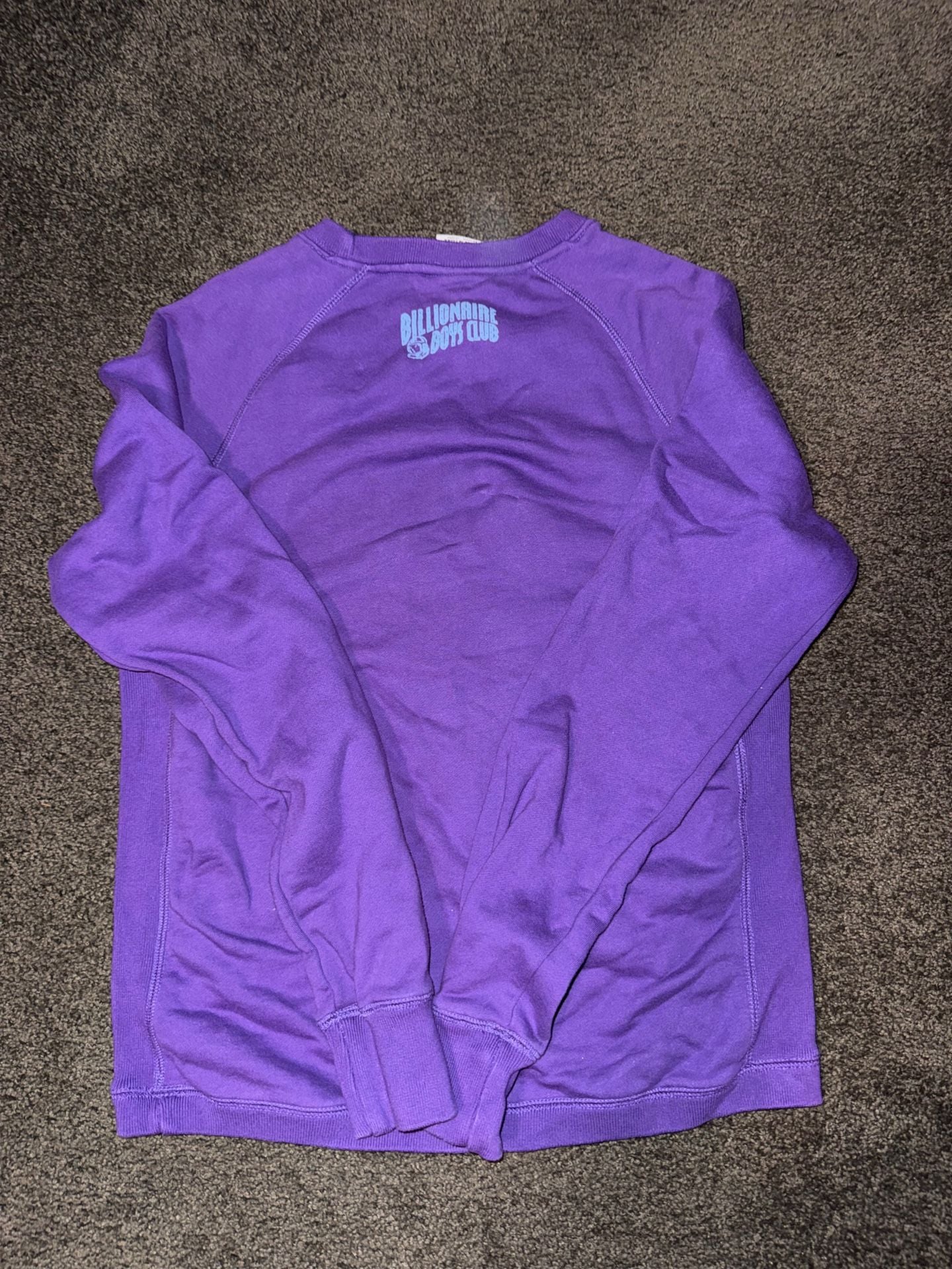 Billionaire Boys Club Standing Astro Crewneck Sweatshirt Purple men’s size S 4