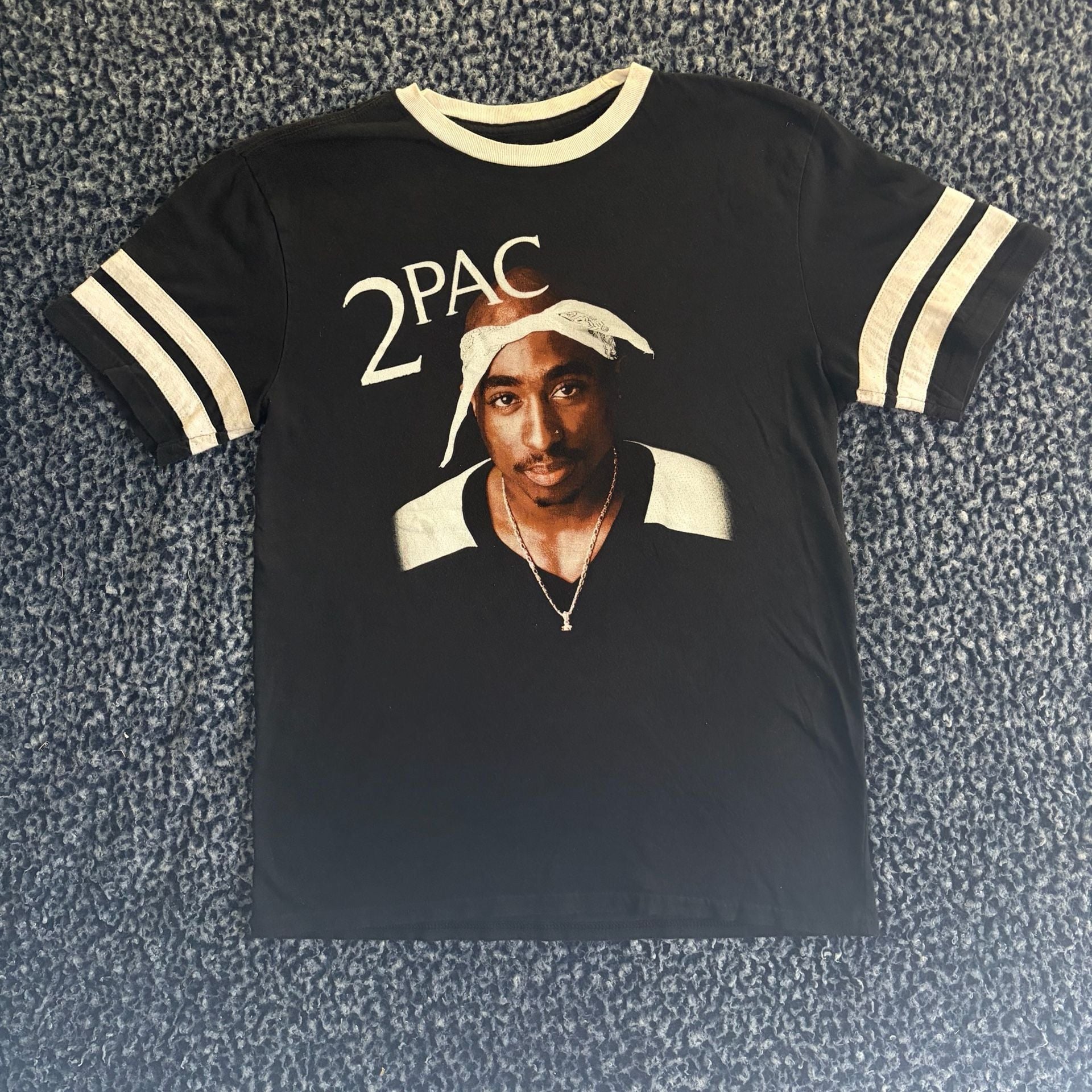 Bravado 2Pac Tupac Shakur Graphic Ringer T-Shirt 1