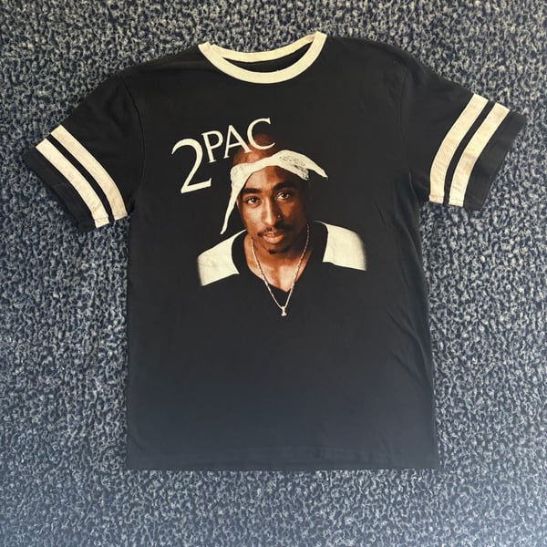 Bravado 2Pac Tupac Shakur Graphic Ringer T-Shirt
