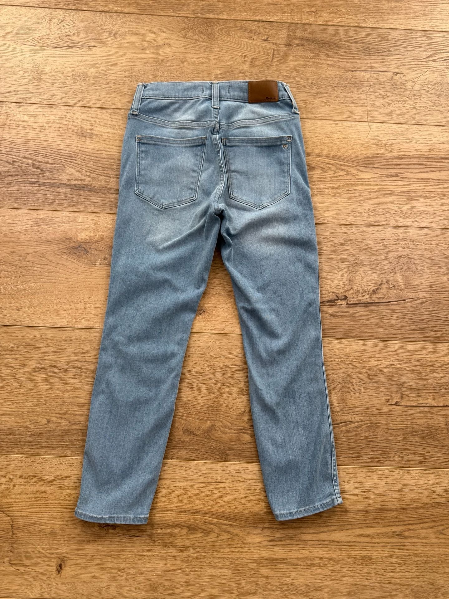 Madewell Roadtripper Button Front Jeggings High Rise Skinny Jeans P25 Blue 9