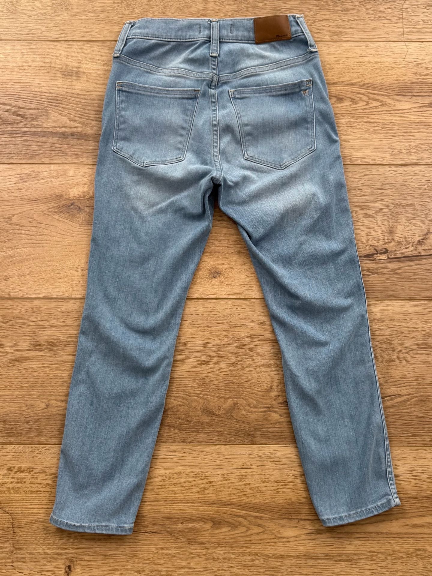 Madewell Roadtripper Button Front Jeggings High Rise Skinny Jeans P25 Blue 11