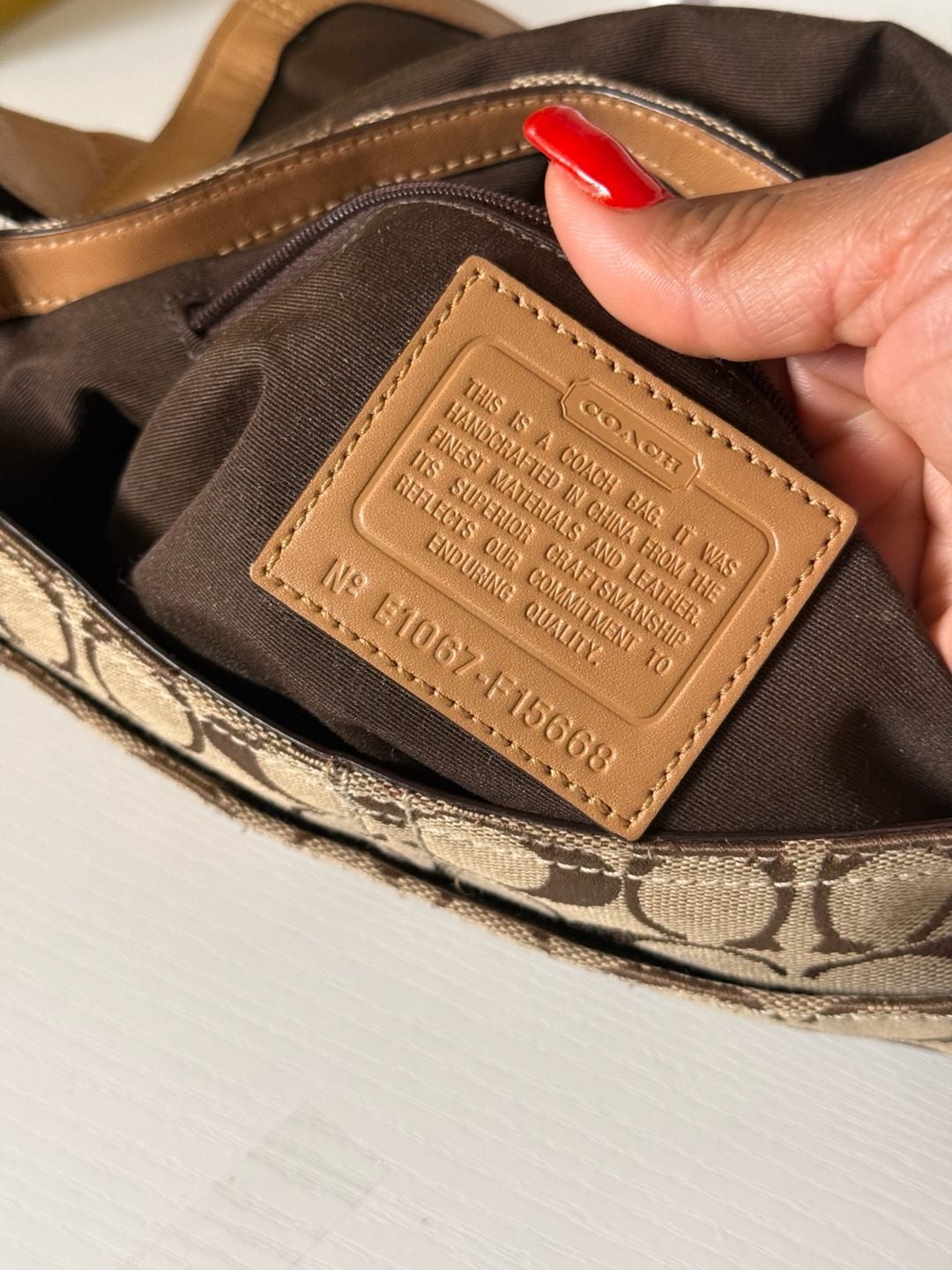 Coach Signature Soho Buckle Flap Shoulder Bag F15668 7