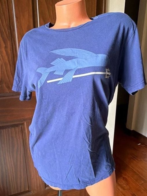 Patagonia Flying Fish Graphic Organic Cotton Slim Fit T-Shirt 1