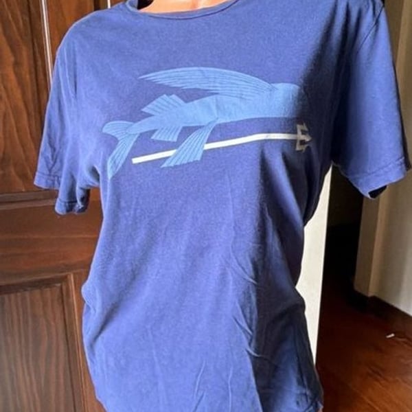 Patagonia Flying Fish Graphic Organic Cotton Slim Fit T-Shirt