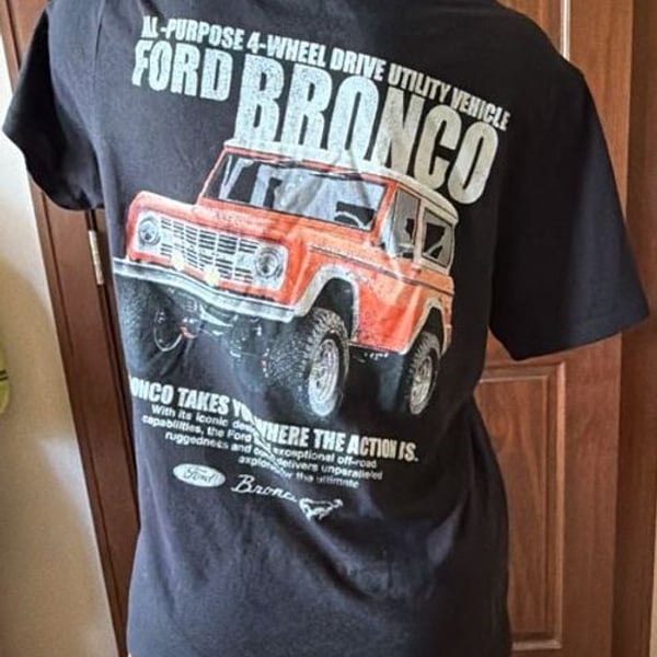 Hybrid Apparel Ford Bronco Classic Graphic T-Shirt