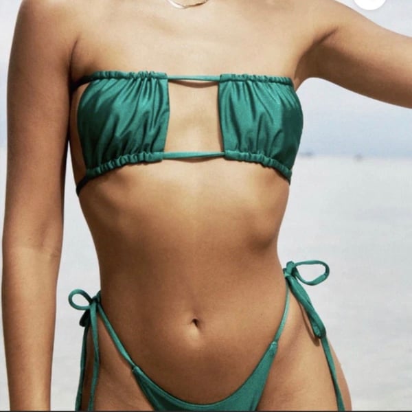 White Sands Australia Emerald Green Bikini Set