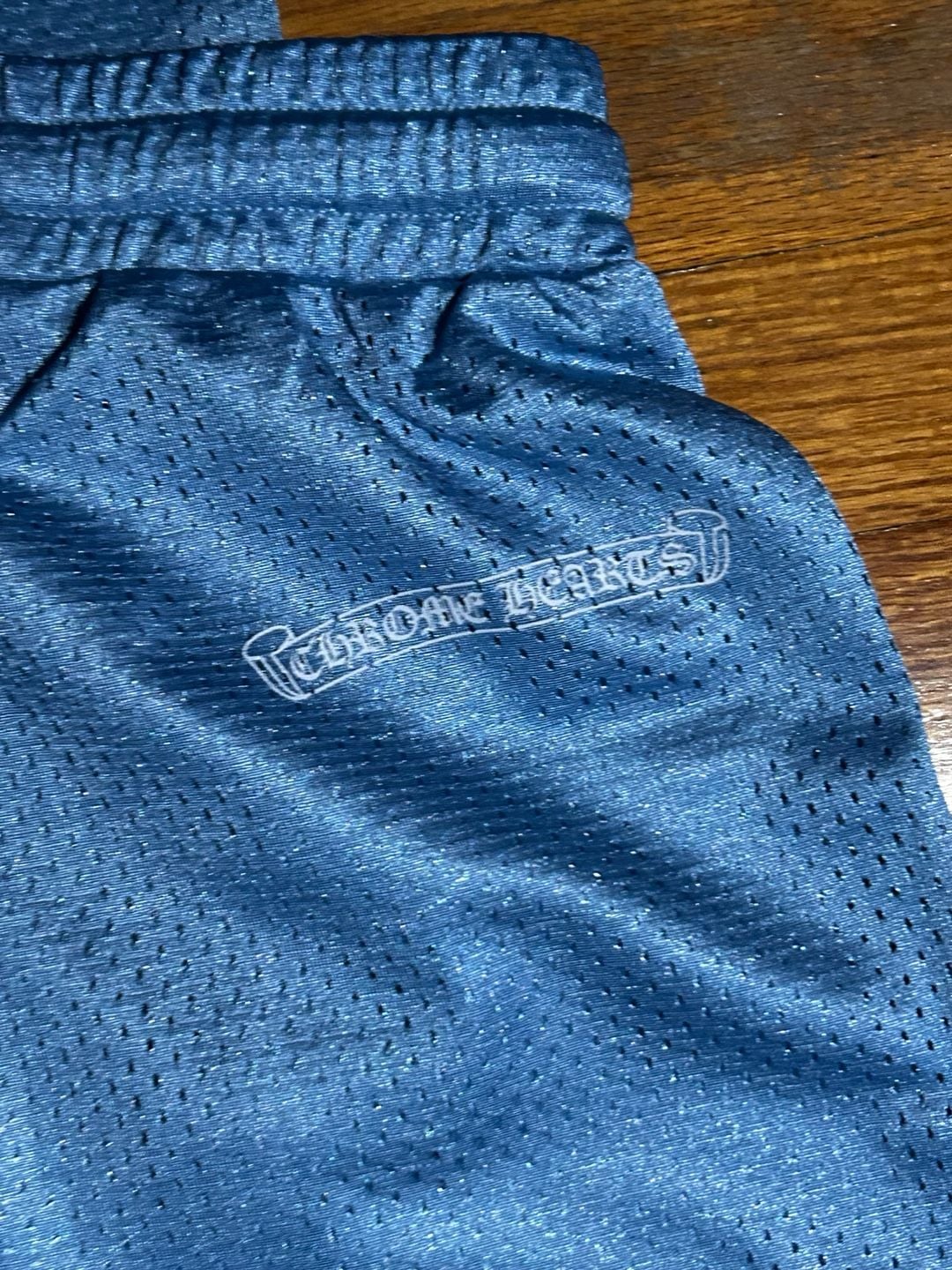 Chrome Hearts Mesh Stadium Jersey and Shorts Set in Light Blue 4