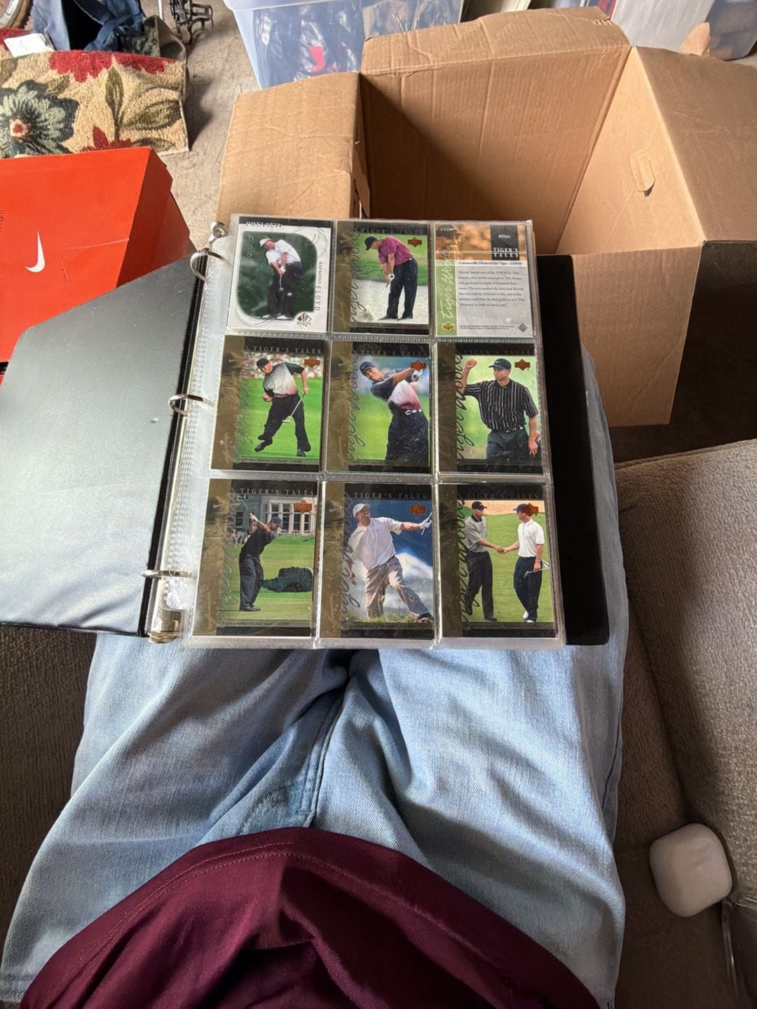 2001 Upper Deck Tiger's Tales Tiger Woods Rookie Trading Card Set 1