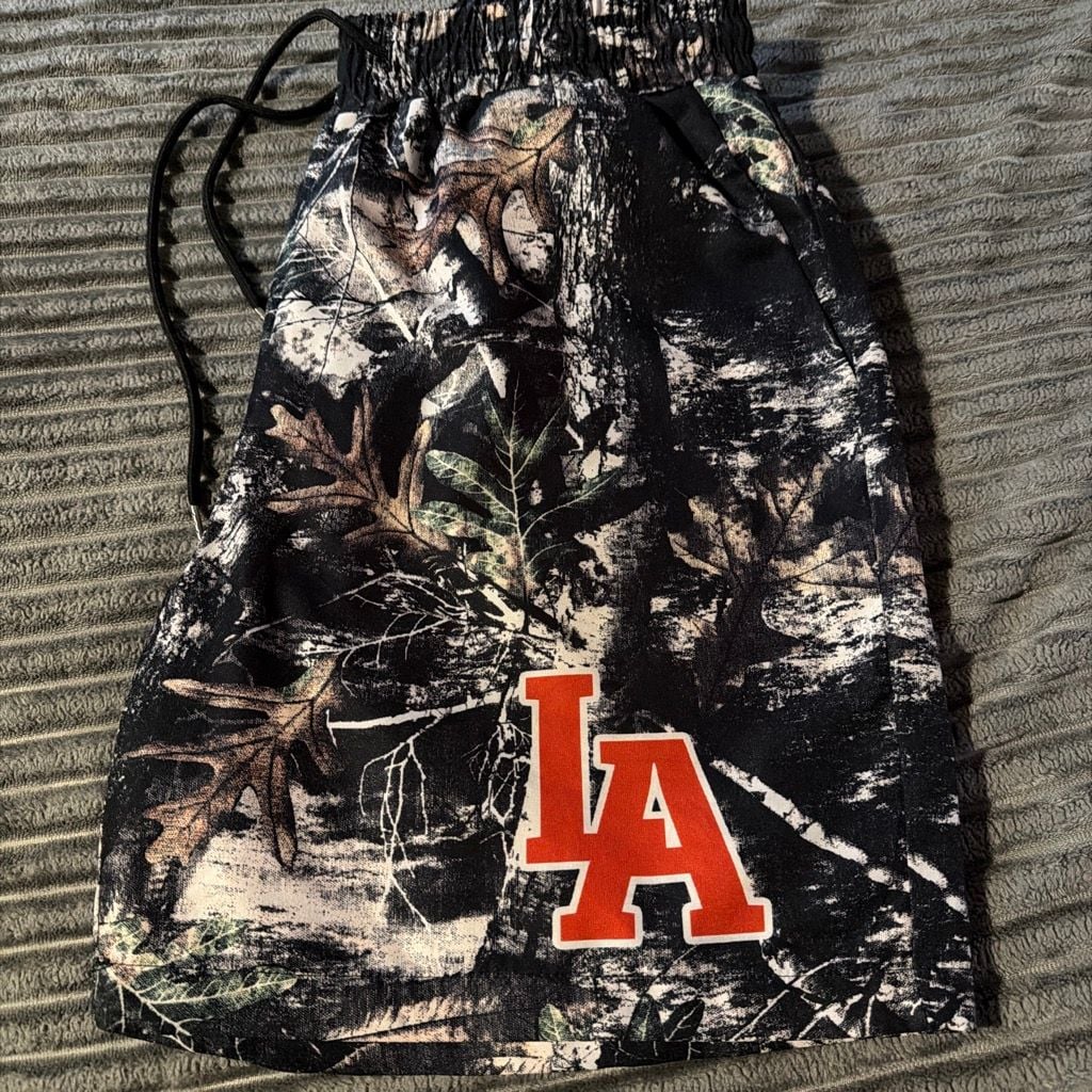 Birmingham Active Lifestyle Tree Camo Mesh Shorts 1