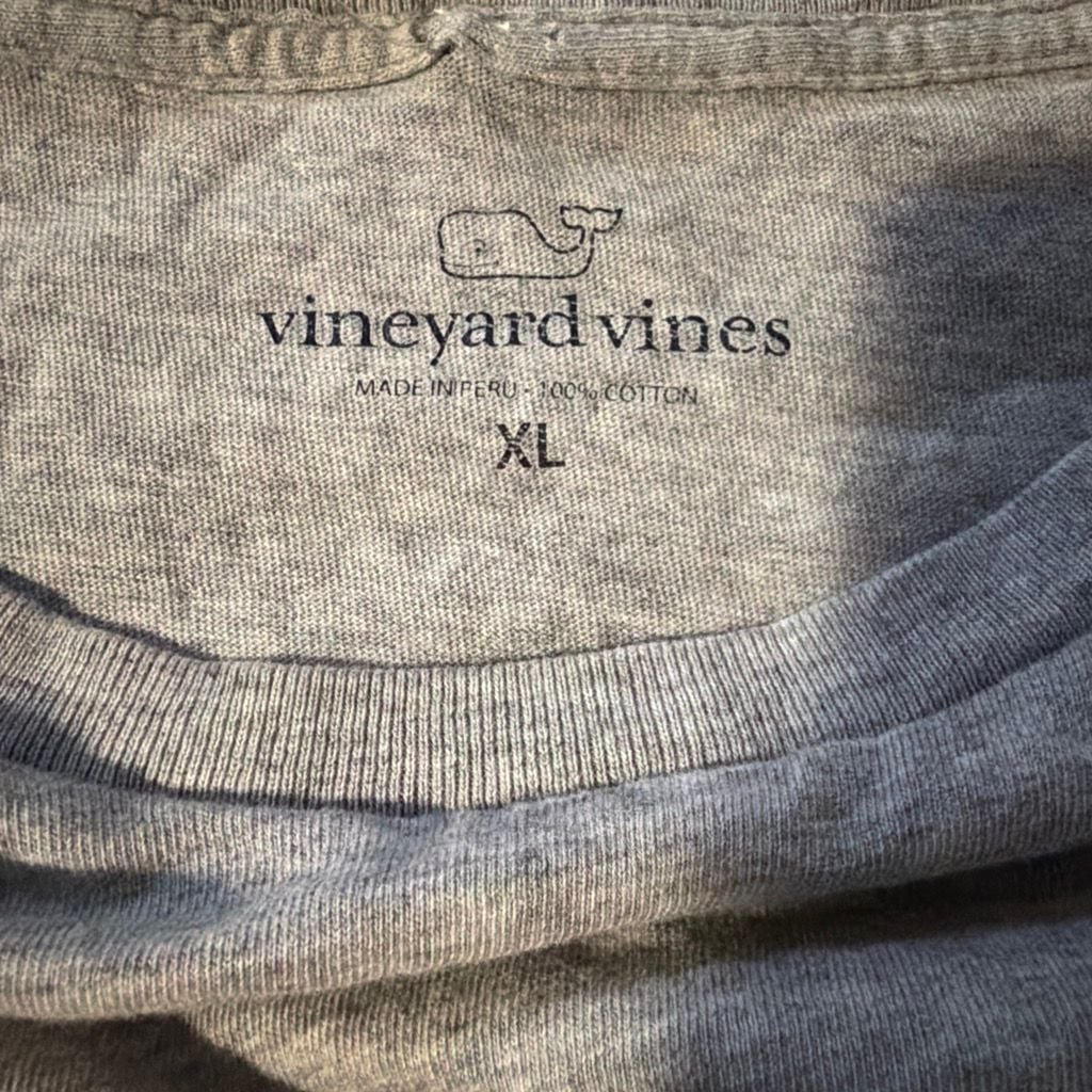 Vineyard Vines University of Texas Longhorn Football Whale Long Sleeve Pocket T-Shirt 3