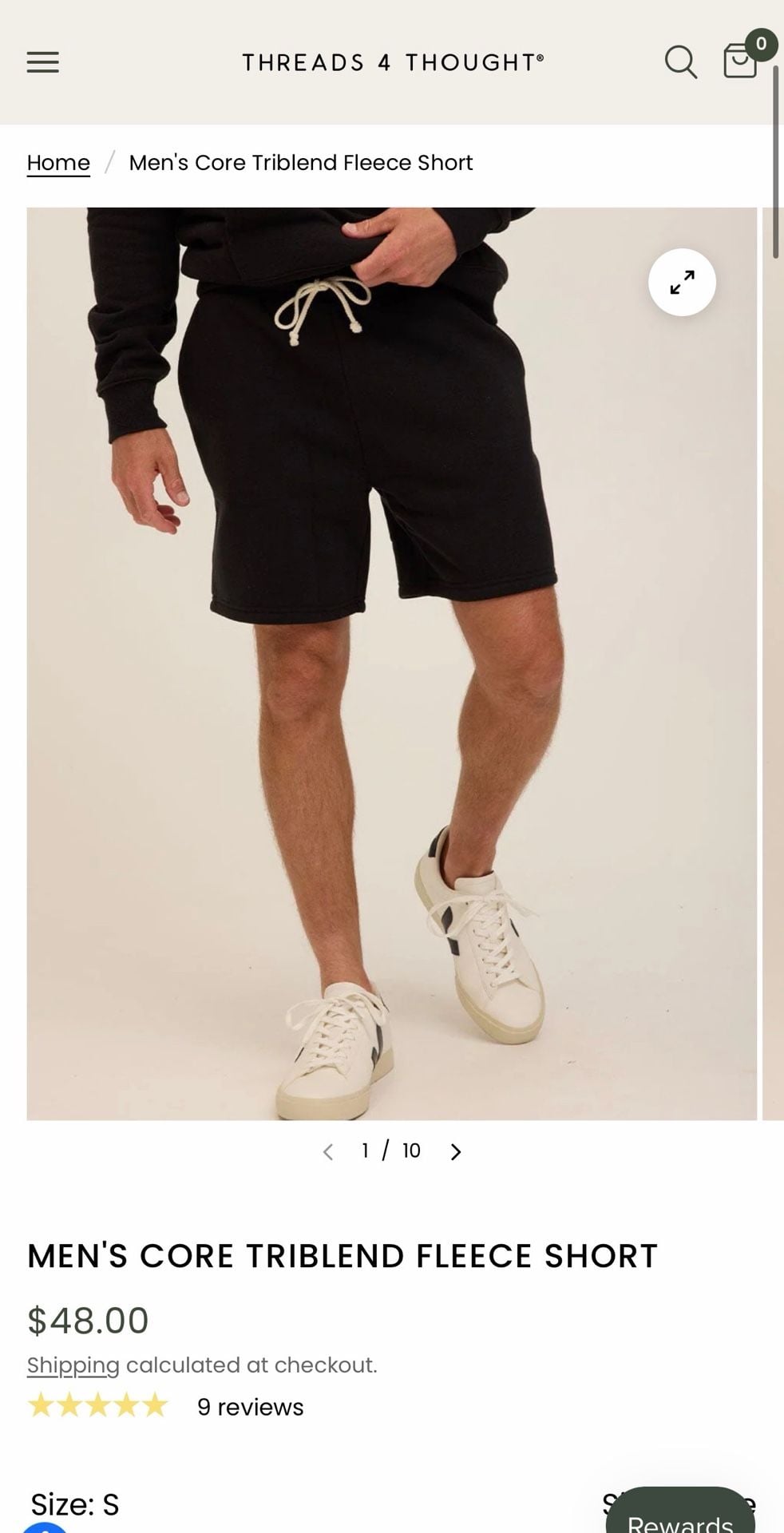 Threads 4 Thought Men's Core Triblend Fleece Shorts 2
