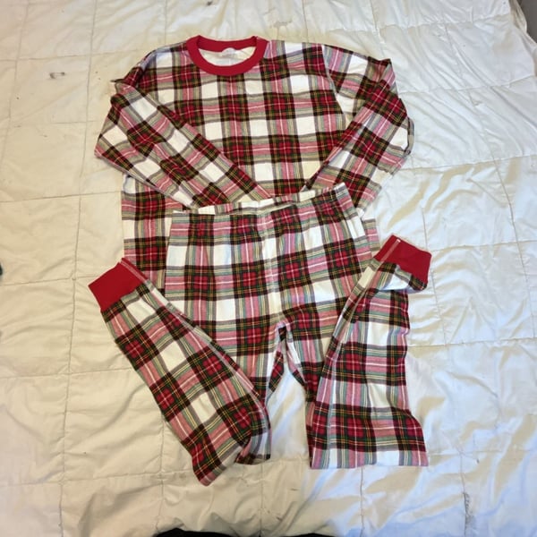 Hanna Andersson Holiday Plaid Organic Cotton Pajama Set