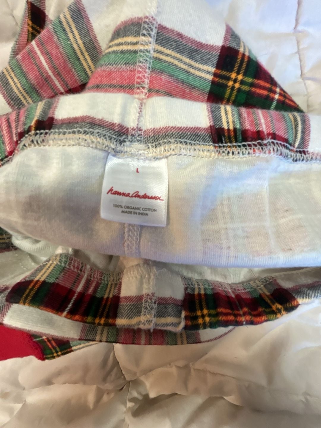 Hanna Andersson Holiday Plaid Organic Cotton Pajama Set 3