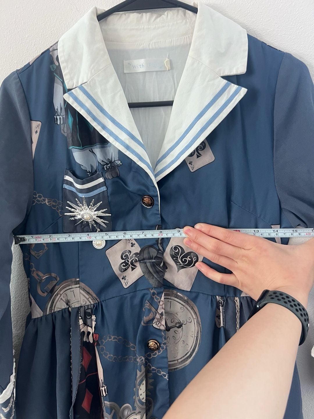 Rabbit Casual Lolita OP Dress Jacket Alice Theme size S vintage indie design 9