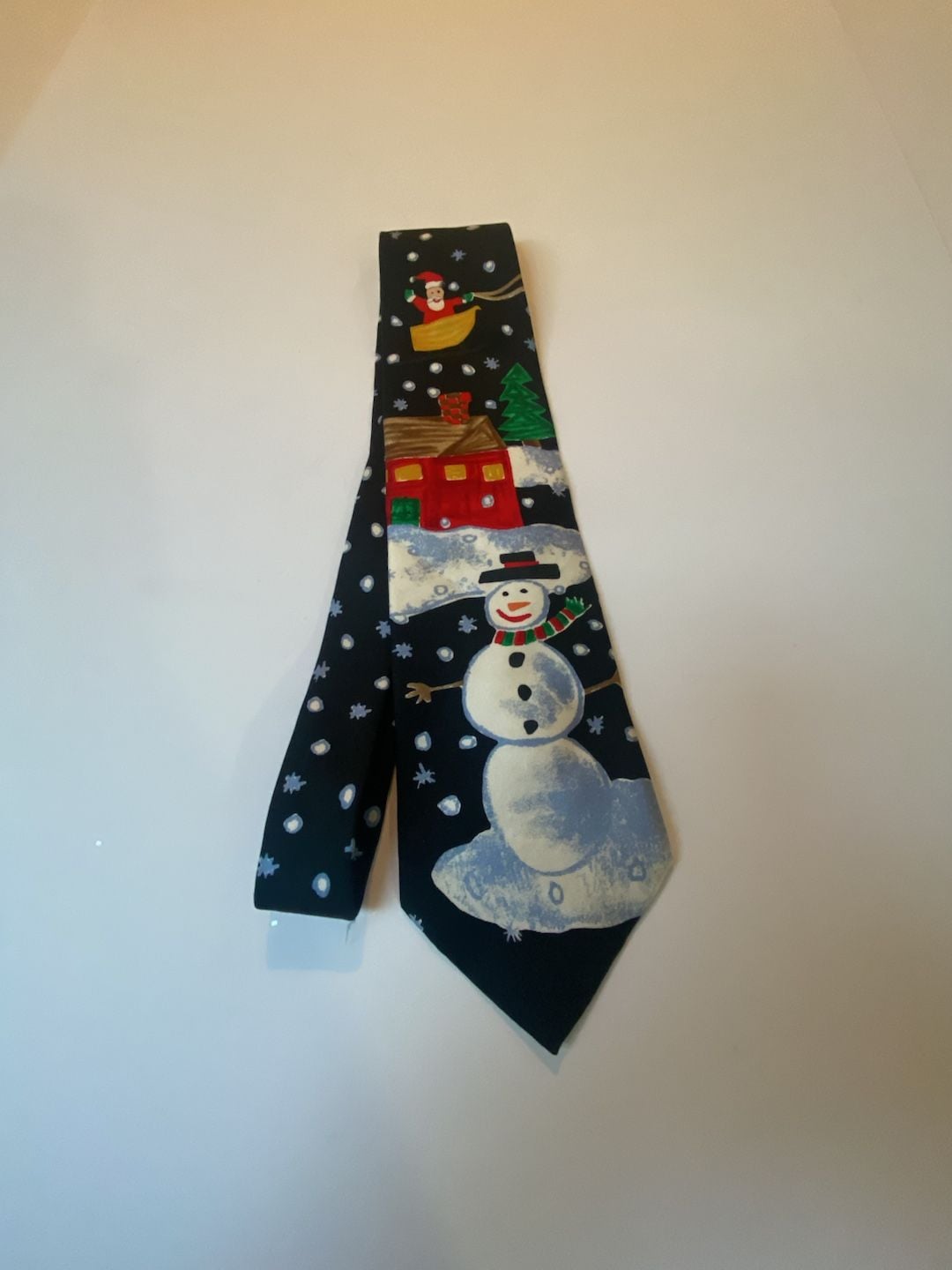 The Save the Children Collection 'Here Comes Santa' Silk Christmas Necktie 7