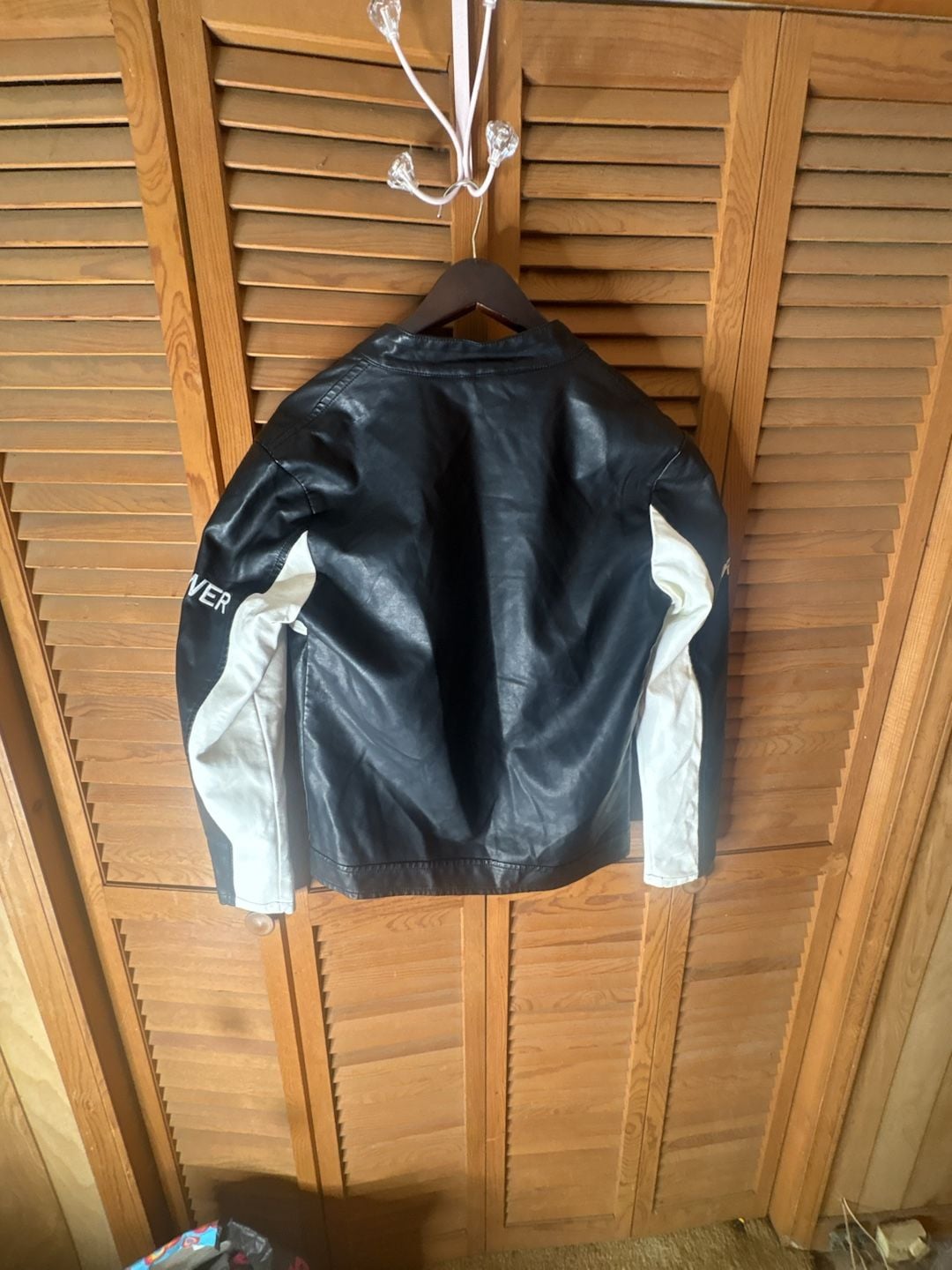 Chor Clothing Company Extreme Faux Leather Moto Biker Jacket 9