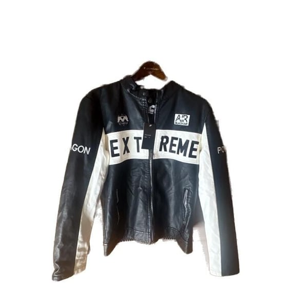Chor Clothing Company Extreme Faux Leather Moto Biker Jacket