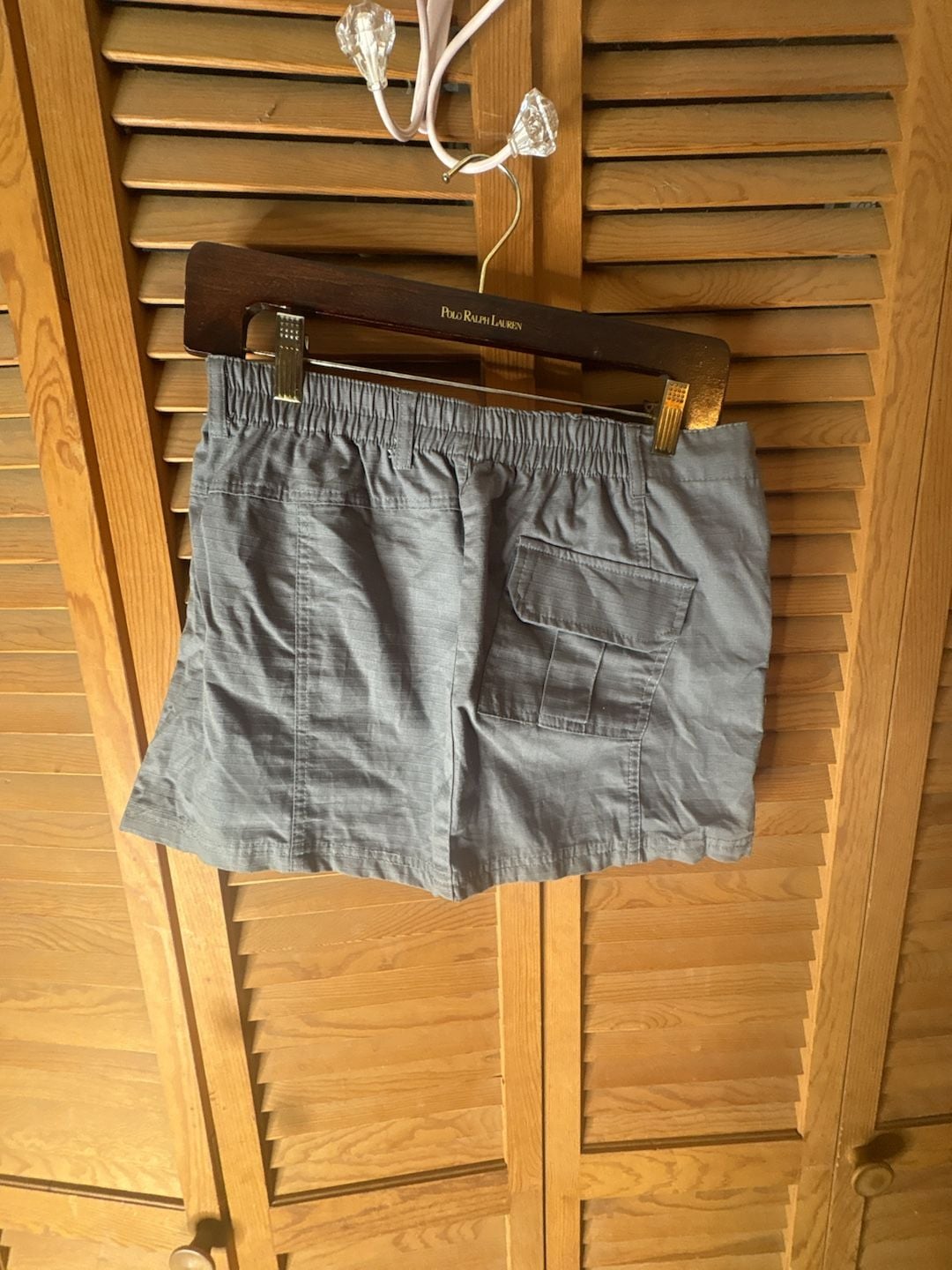 Orange Kiss Essentials Women's Grey Cargo Skirt 7