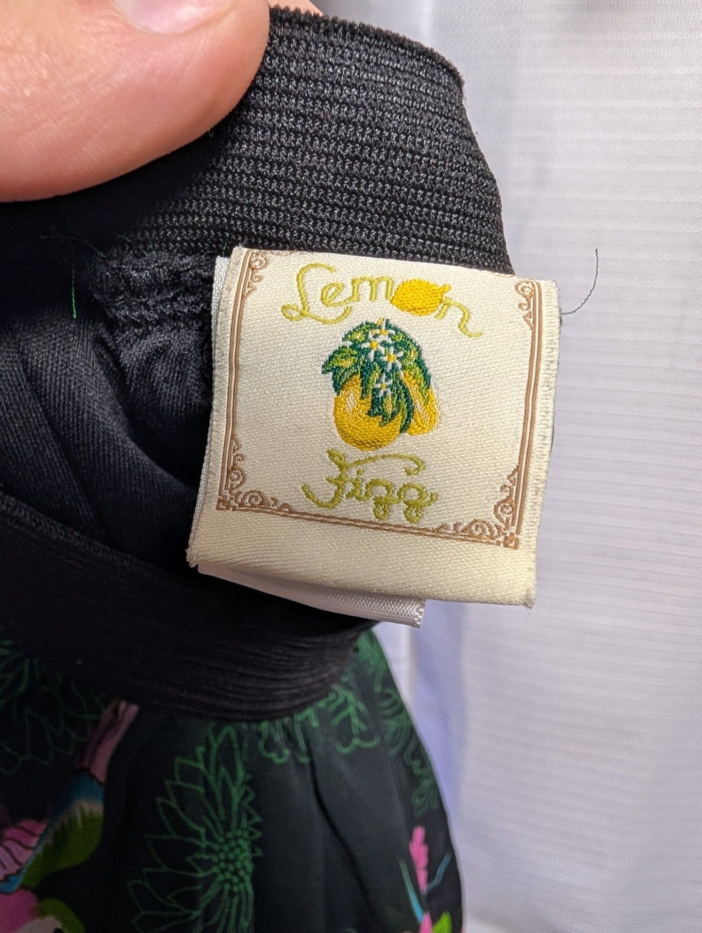 Lemon Fizz Girls Floral Print Elastic Waist Skirt 5