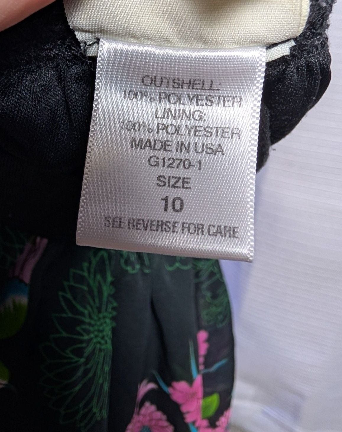 Lemon Fizz Girls Floral Print Elastic Waist Skirt 6