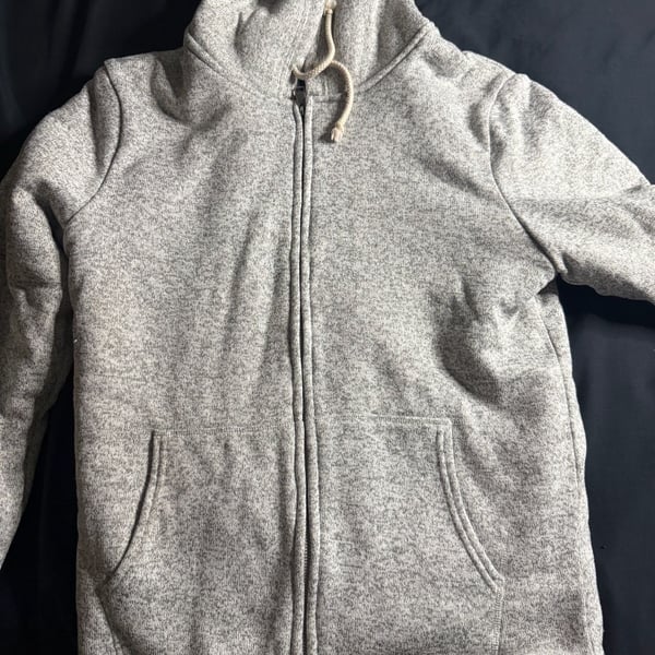 Arizona Jean Co. Mens Sherpa-Lined Full-Zip Knit Hoodie