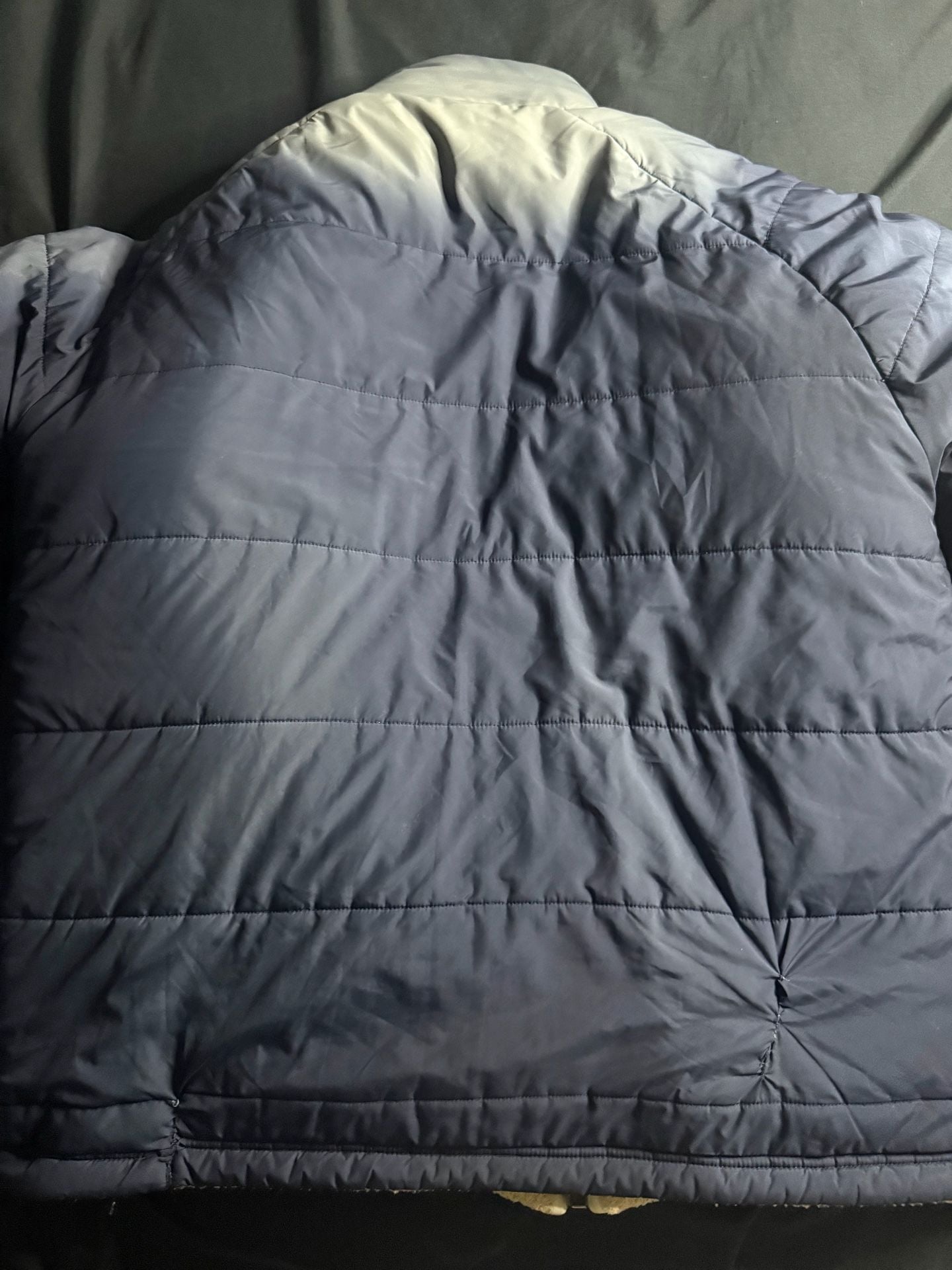 Guess CA LA 1981 Navy Blue Puffer Jacket with Fleece Lining 5