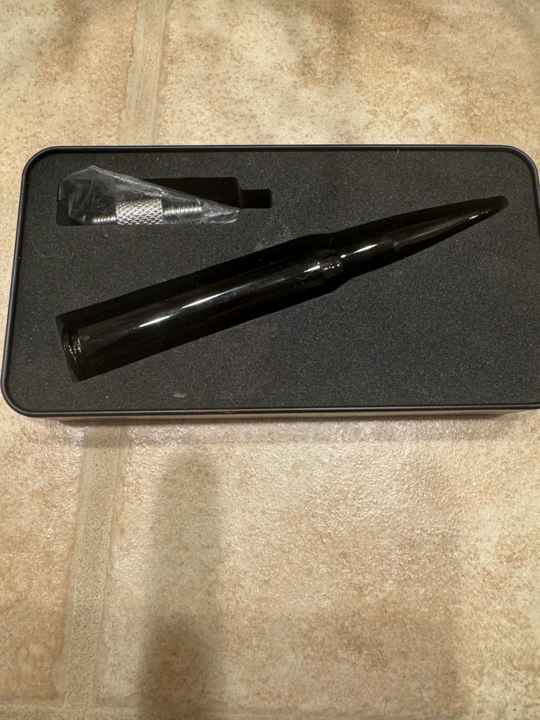 Universal 50 Cal Bullet Style Short Antenna Mast with Adapters 2