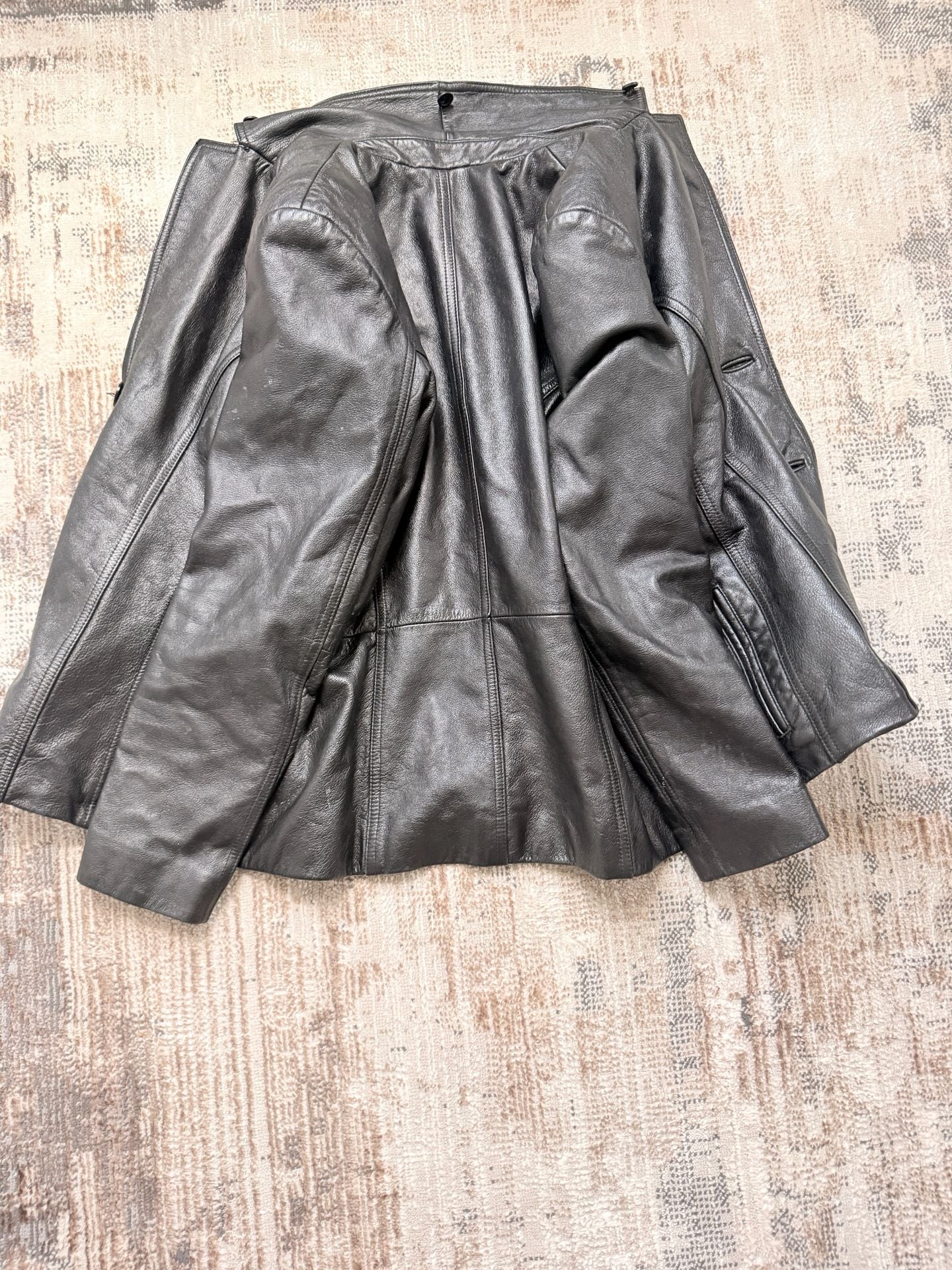Wilsons Leather Women's Black Genuine Leather Button-Up Jacket 3