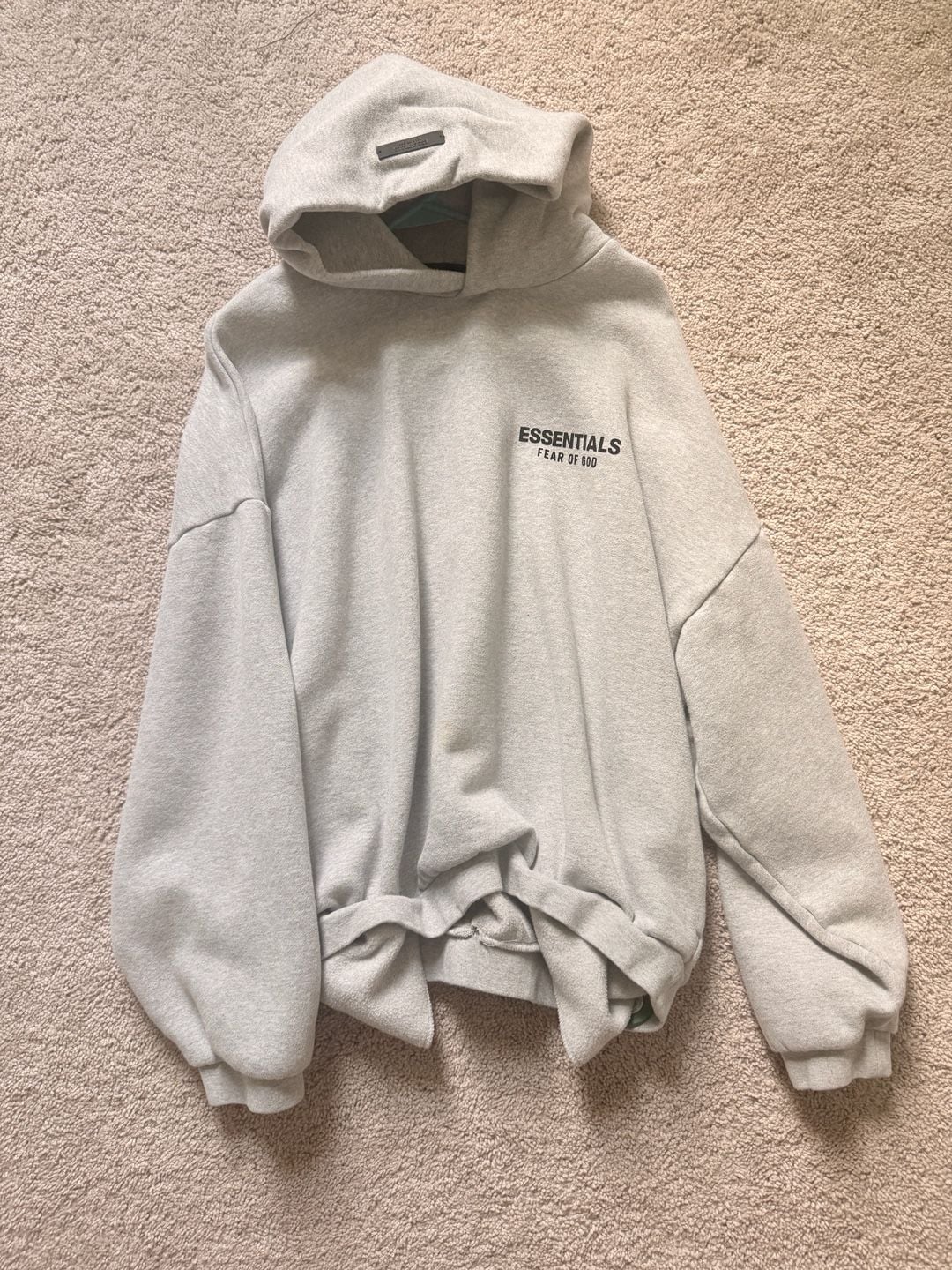 Fear of God Essentials Pullover Hoodie in Grey 2
