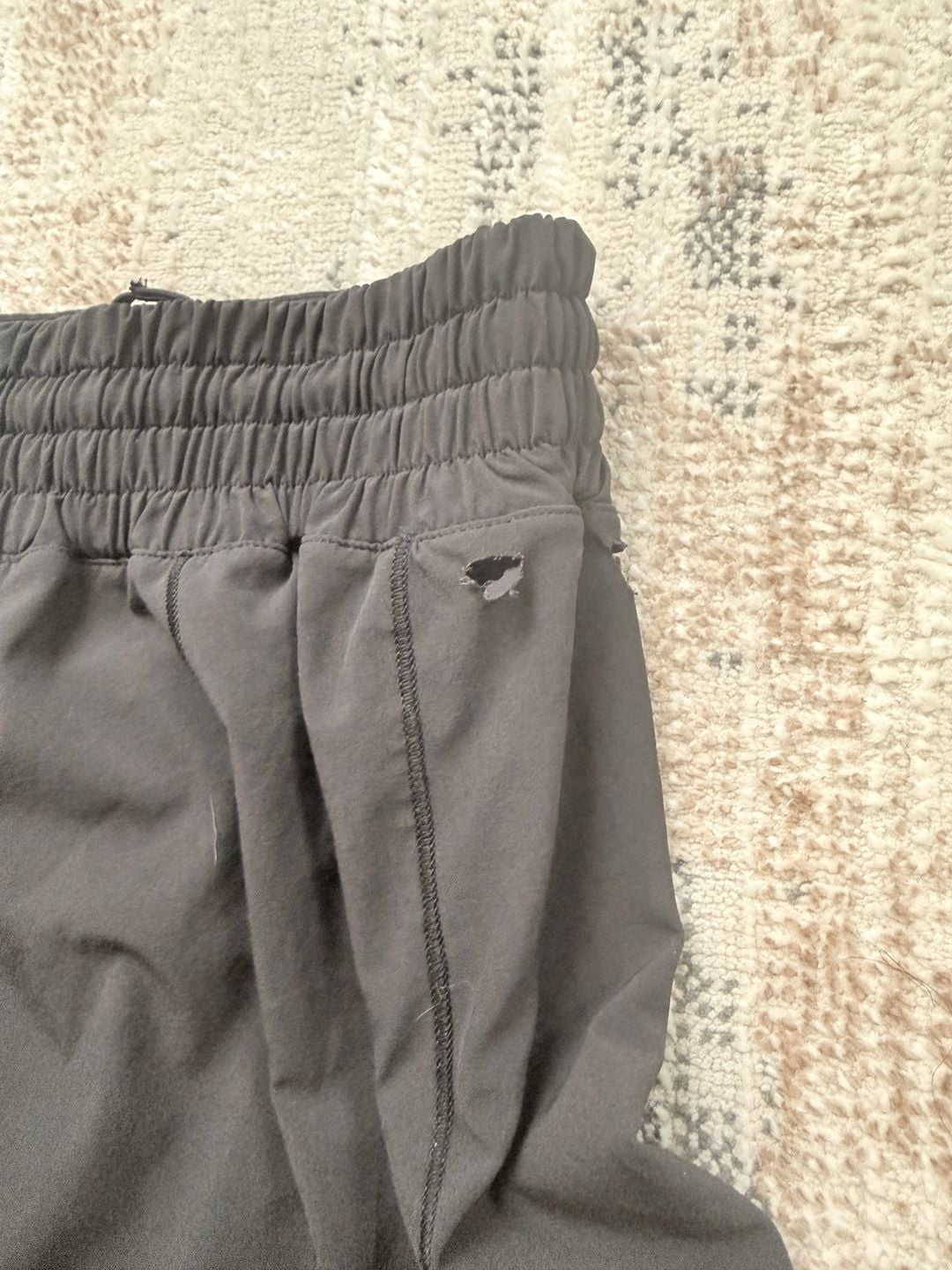 Lululemon Black High-Rise Lined Running Shorts 5