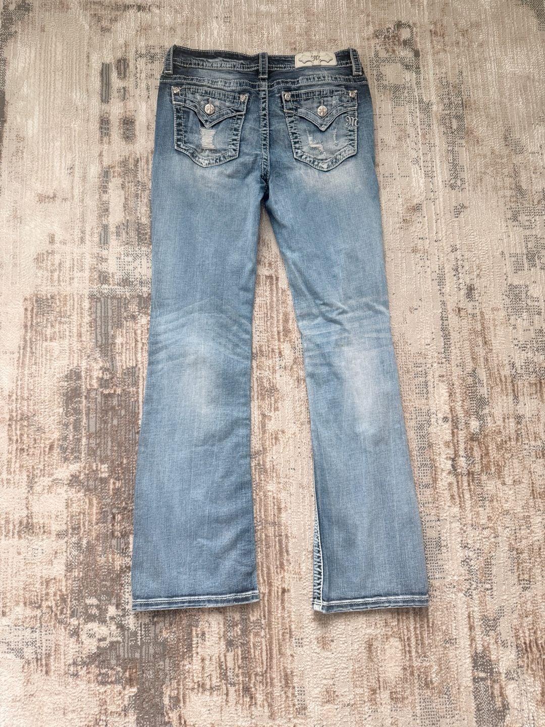 Miss Me Women's Embellished Distressed Bootcut Jeans 2
