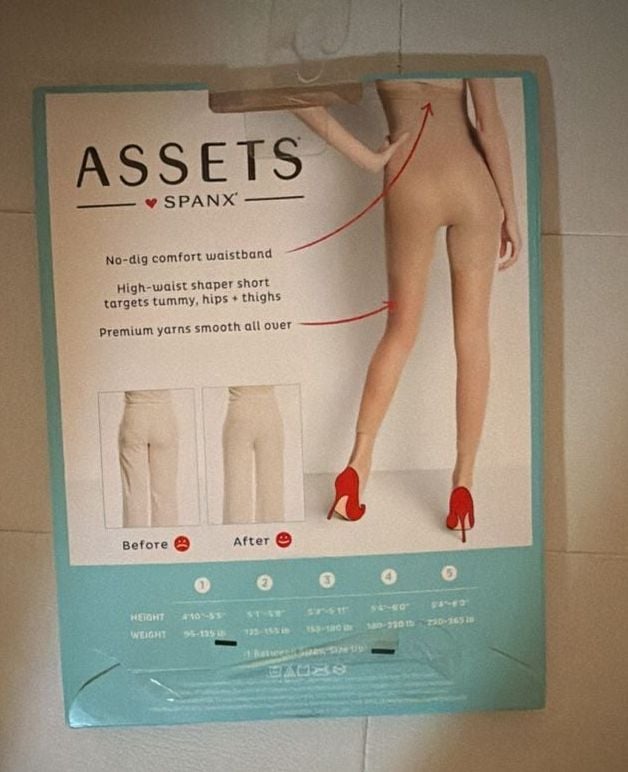 Assets by Spanx High-Waist Shaping Short, Nude 1